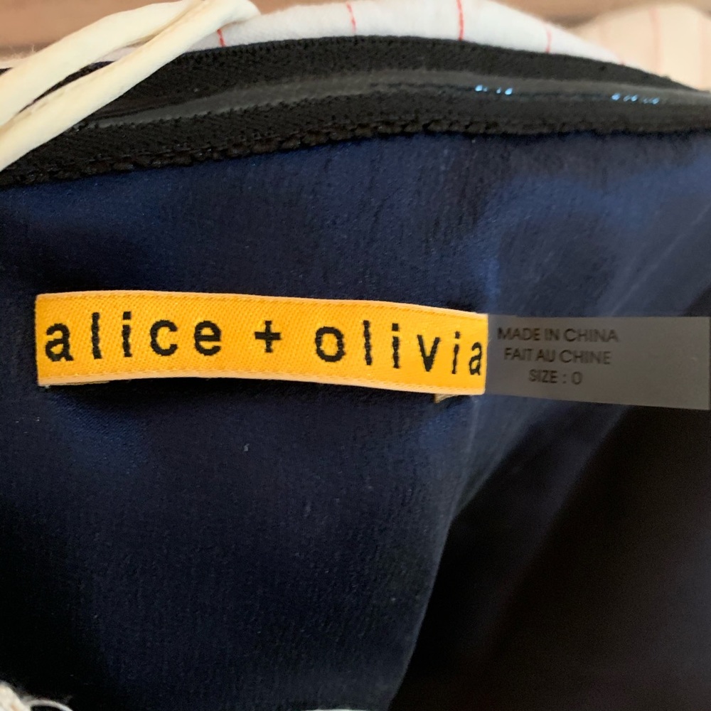 Alice + Olivia Strapless Tiered Ruffle Dress - Picture 8 of 8